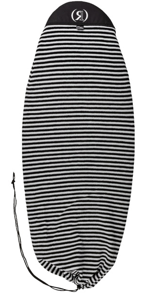 2026 Ronix Round Nose Surf Sock R20-BAG-SS - Black / White